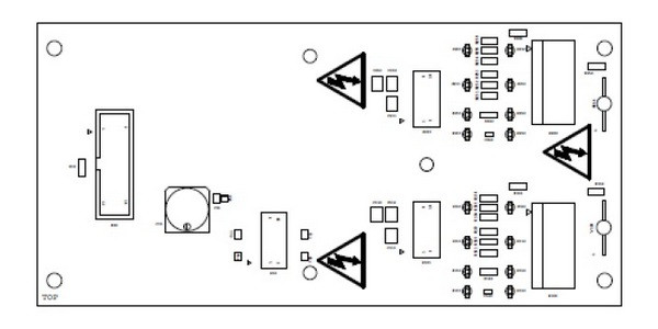 Board 1 SKYPER 32 R - плата-адаптер для подключения IGBT драйвера SKYPER 32 R к силовым ключам - фото 2 - id-p507419803