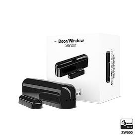 Датчик відчинення дверей/вікна чорний FIBARO Door/Window Sensor Black — FIBEFGK-103-ZW5