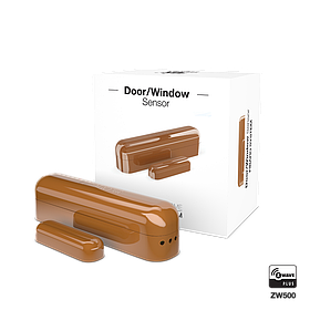 Датчик відчинення дверей/вікна коричневий FIBARO Door/Window Sensor Truffle surprise — FIBEFGK-106-ZW5