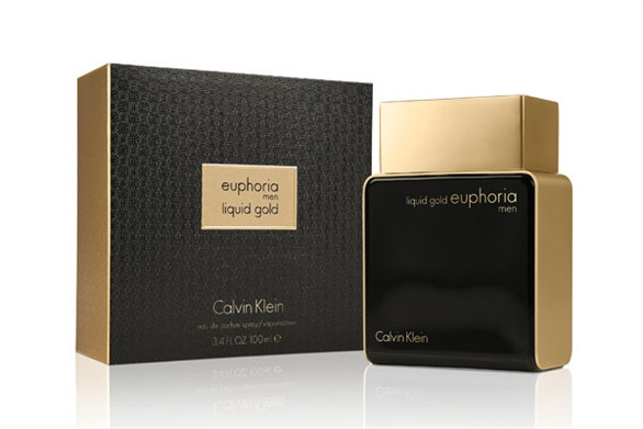 Чоловіча туалетна вода Calvin Klein Liquid Gold Euphoria Men (Кельвін Кляйн Ліквід Голд Ейфорія) 100 мл