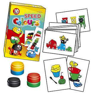 Детская настольная игра "Speed Colours" от 2х лет Хіт продажу!