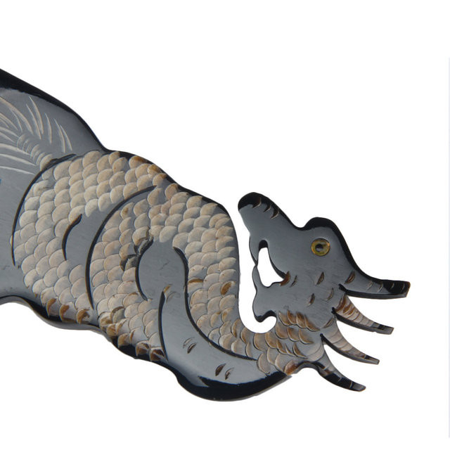 Гребінець із кістки в подарунок Дракон, фото 1