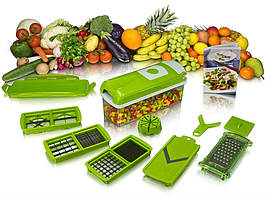 Овочерізка Nicer Dicer Plus повний комплект з 12 предметів