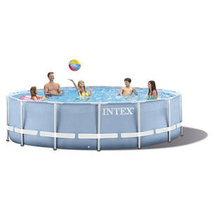 Intex 28736 - круглий каркасний басейн Prism Frame 457х122 см, фото 3