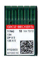 Иглы 134/DPX5/135X5 RS (SPI) Groz-Beckert 70 SES