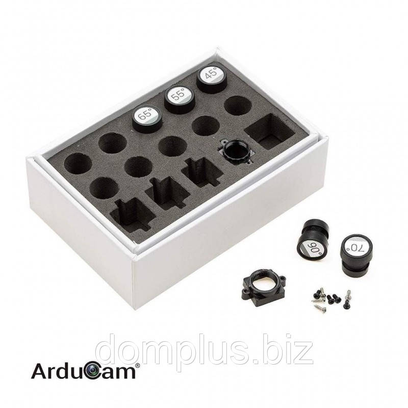 Об'єктив камери Arducam Low Distortion M12 - комплект об'єктивів, фото 1