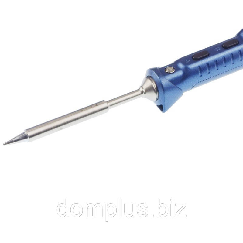 MiniWare TS101 (B2) Blue - Портативний цифровий паяльник 65W з дисплеєм, жало B2, синій, фото 1