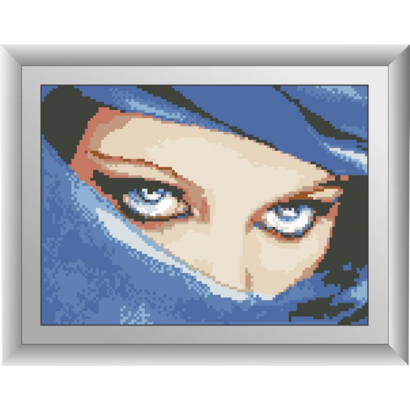 Алмазний живопис квадратним камінням Погляд Dream Art 30334 (22 х 30 см)