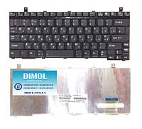 Оригинальная клавиатура для Toshiba Satellite U200 series, ru, black