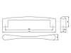 Ручка-скоба меблева модерн AMU-003-160-Inox сталь полірована 160 мм, фото 3