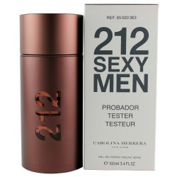 Тестер туалетна вода чоловіча Carolina Herrera 212 Sexy Men (Кароліна Херера 212 Sexy Мен) 100 мл