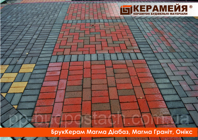 Керамічна клінкерна тротуарна бруківка Бруккерам Керамічна клінкерна тротуарна бруківка Бруккерам