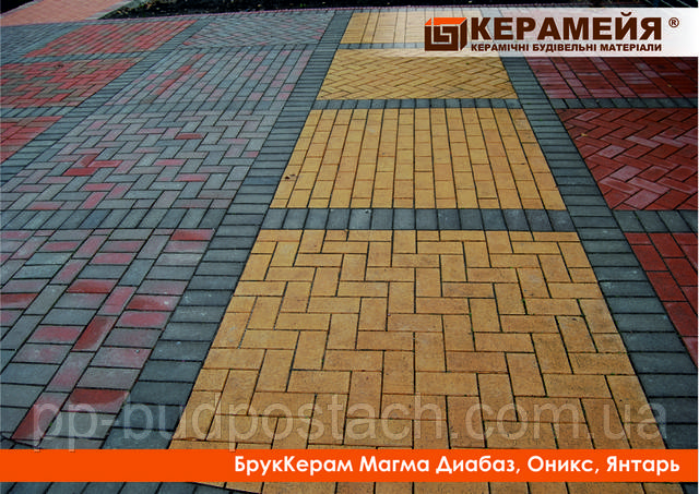 Керамічна клінкерна тротуарна бруківка Бруккерам Керамічна клінкерна тротуарна бруківка Бруккерам