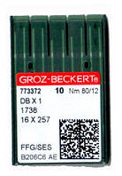 Ігли для промислових швейних машин Groz-Beckert DBx1/1738/16x257/7x1 80 SES