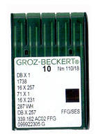 Иглы для промышленных швейных машин Groz-Beckert DBx1/1738/16x257/71x1 110 SES