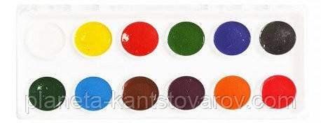 Акварель медова"Міні" 12 кольорів