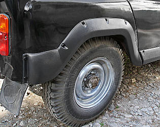 Розширювачі колісних арок з молдингами на двері УАЗ Хантер \ 469