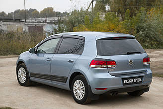 Молдинги на двері Volkswagen Golf VI 2009-2012 р. в. Гольф 6