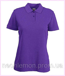 Поло Fruit of the loom 65/35 Polo Lady-Fit S Фіолетовий (63-212-0), 8719T0H6M2