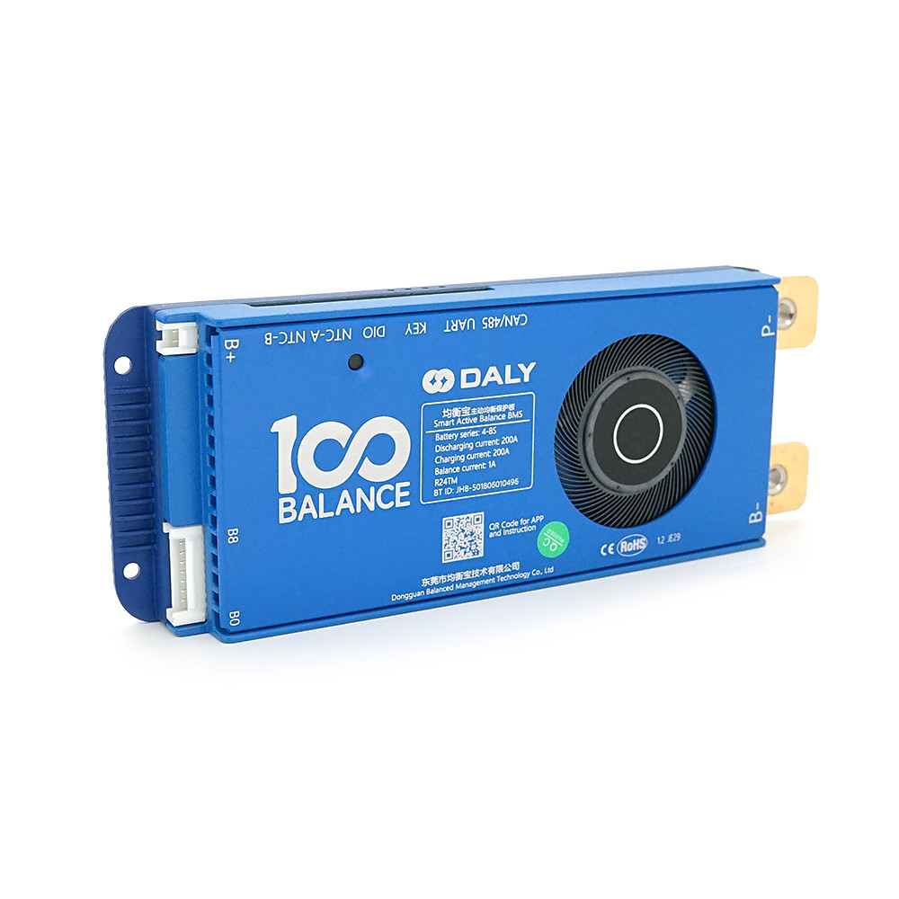 Universal BMS smart плата DaLy LiFePO4 4-8S 200A Bluetooth + CAN + активний, фото 1