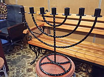 Менора кованая. 3