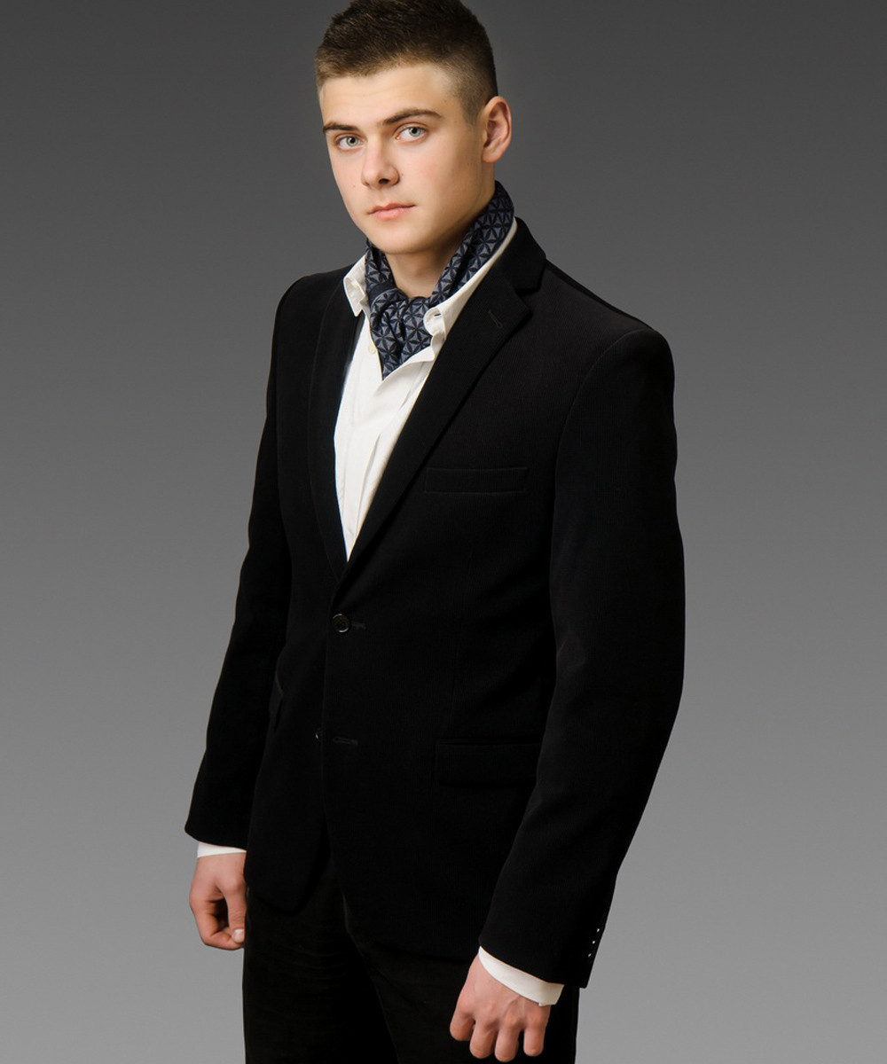 Купить Пиджак мужской West-Fashion велюровый модель А-304 черный, цена ...