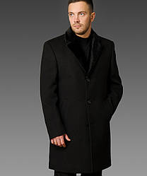 Пальто чоловіче зимове West-Fashion модель UM 07B чорне