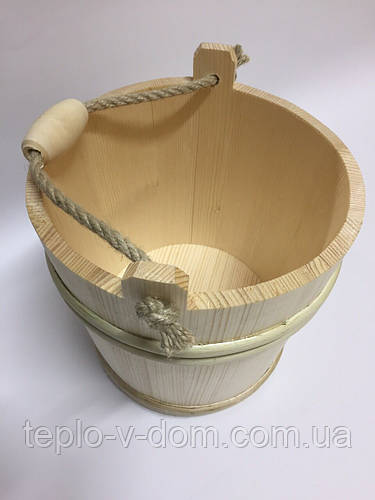 Купить Ведро для бани и сауны 8л, цена 650 грн — Prom.ua (ID#500009322)