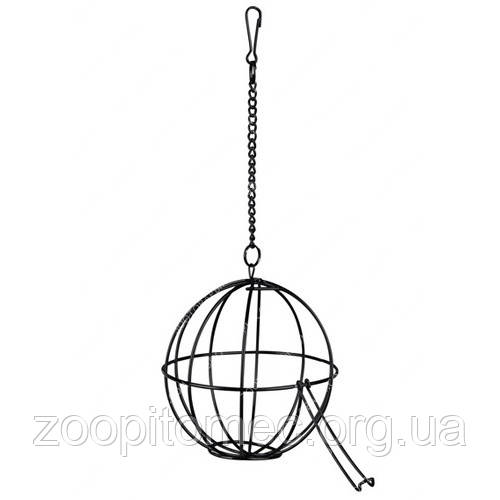 Хромований шар - тримач для капусти, вішається на клітку гризуна, зроблений спеціально для збереження овоча від забруднення, зберігає капусту свіжої і чистої. Діаметр 8 див.
