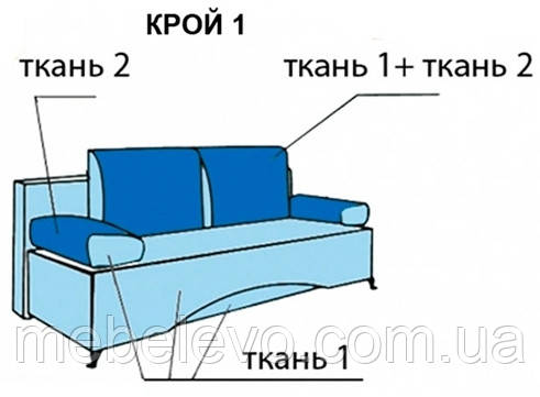 Диван Диана-1 900х1900х900мм ТМ Софино - фото 7 - id-p507874523