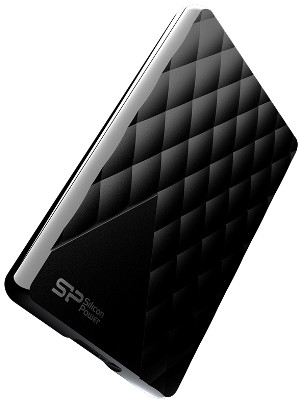 Зовнішній жорсткий диск (HDD) Silicon Power DIAMOND D06 1TB USB 3.0 Black