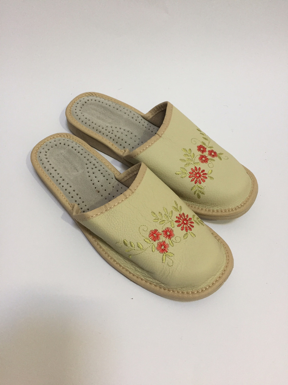 Домашние кожаные тапочки женские (10шт) купить недорого в интернет ...