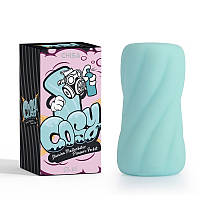 Бирюзовый мастурбатор для мужчин Stamina Masturbator Pleasure Pocket Секс-шоп для мужчин и женщин