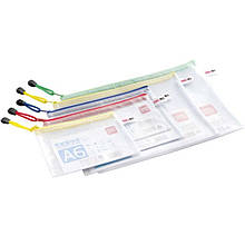Папка DELI 5656 Мікс, А5, з кольоровою блискавкою