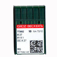 Голки для промислових оверлоків B27/81x1/DCx27/DCx1 70 SES Groz-Beckert 