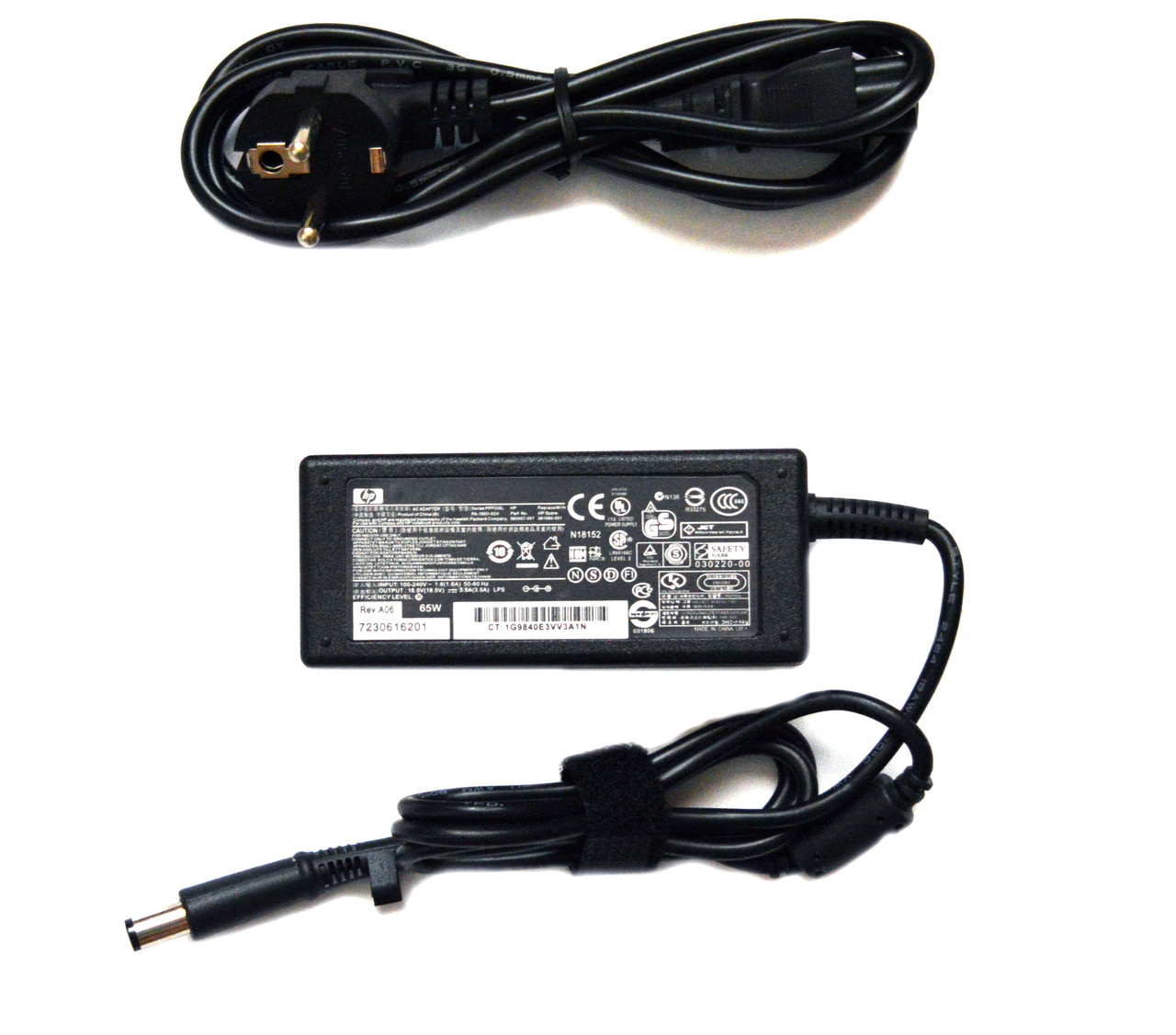 Блок живлення для ноутбука HP 18.5 V 3.5 A 65W (7.4*5.0) + Мережевий кабель