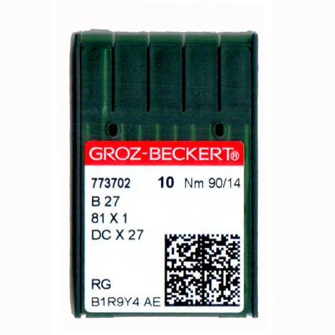 Голки для промислових оверлоків B27/81x1/DCx27/DCx1 90 RGB Groz-Beckert