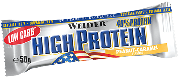 Weider Low Carb 40% High Protein bar 24x50g