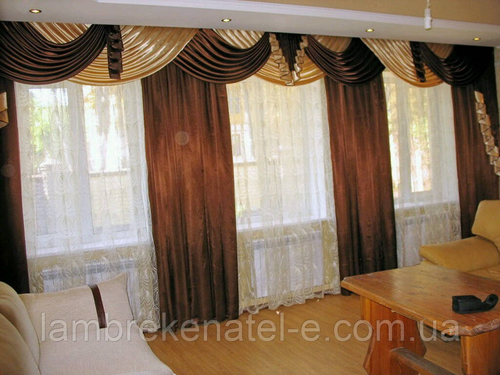 Пошиття штор і ламбрекенів, фото 1