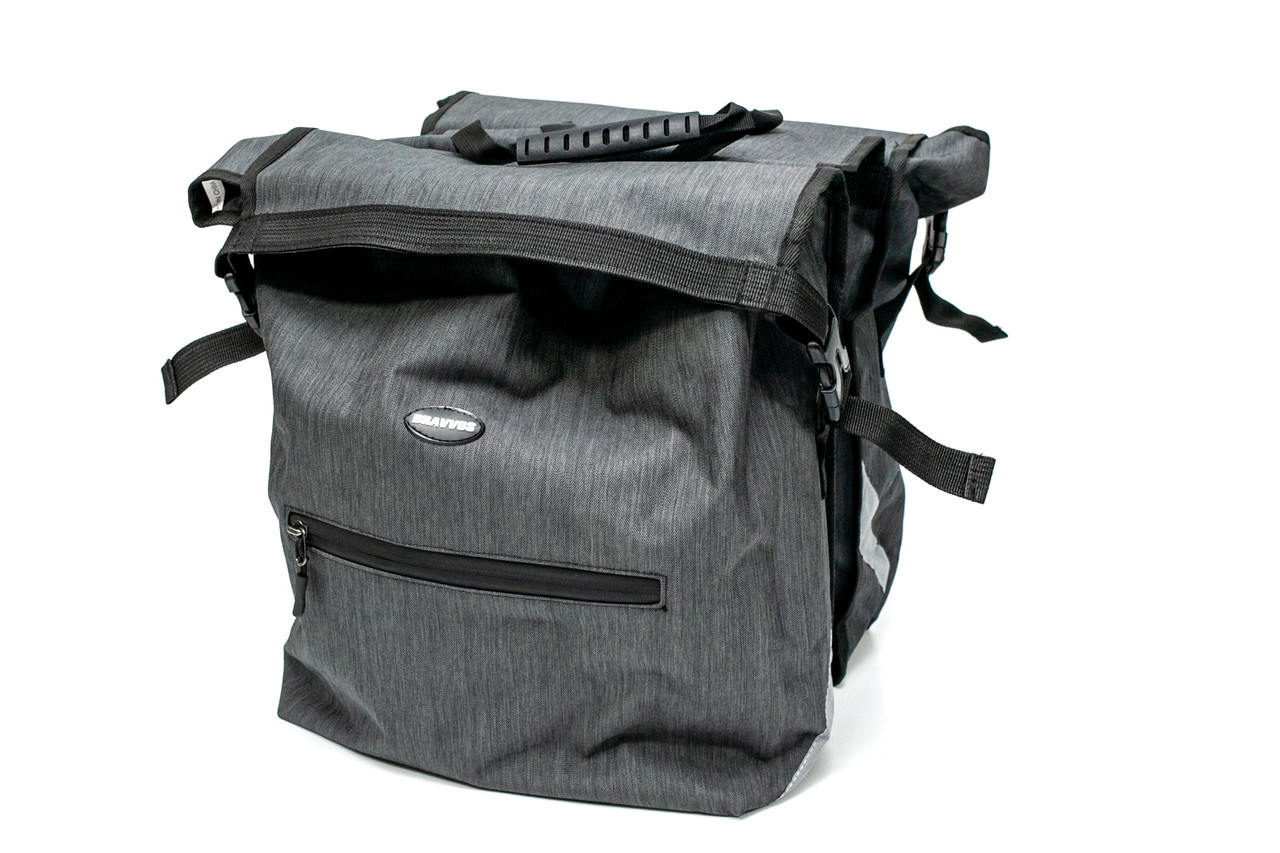 Сумка - штаны BRAVVOS F-088 на багажник, серый (BIB-029)