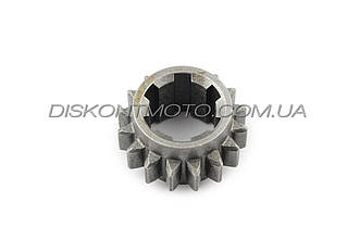 Шестірня тягова знижувальна КПП мотоблока 180N / 195N (9Hp/12Hp) (6 шліців, Z-17) DIGGER