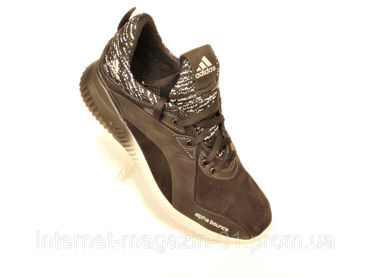 Шкіряні чоловічі кросівки adidas, фото 1