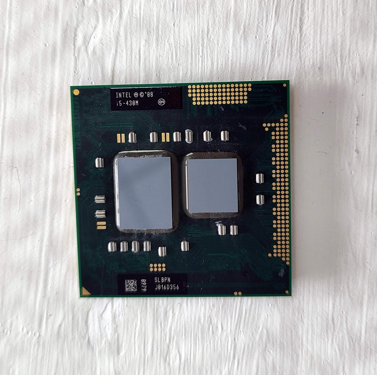 666 Intel Core i5-430M Mobile 2267 MHz SLBPN Socket G1 / rPGA988A 2 ядра 4 потока 64 бита процессор для ноутб., фото 1