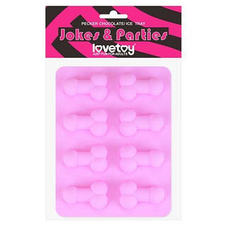 Форма для льда или шоколада Penis Pecker Ice Tray Интим-магазин игрушки смазки