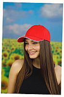 Кепка для активного отдыха Soft Ray красная коттон 85M4M84C42