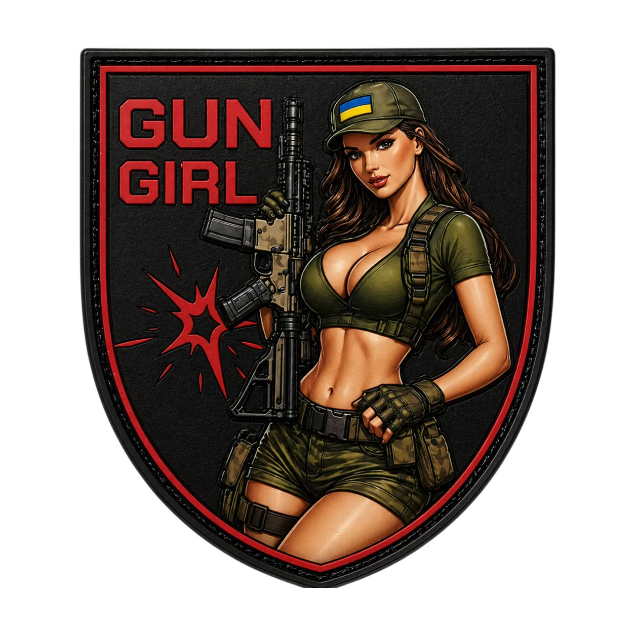 Патч / шеврон Gun girl
