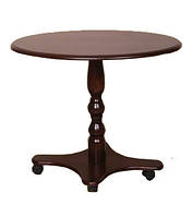 Журнальний стіл Дзига овальний на коліщатках