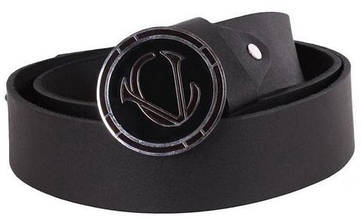 Мужской кожаный ремень Topgal 4 см черный