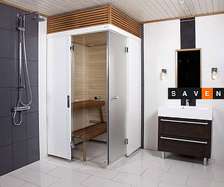 Сауна для ванної кімнати Harvia SmartFold права