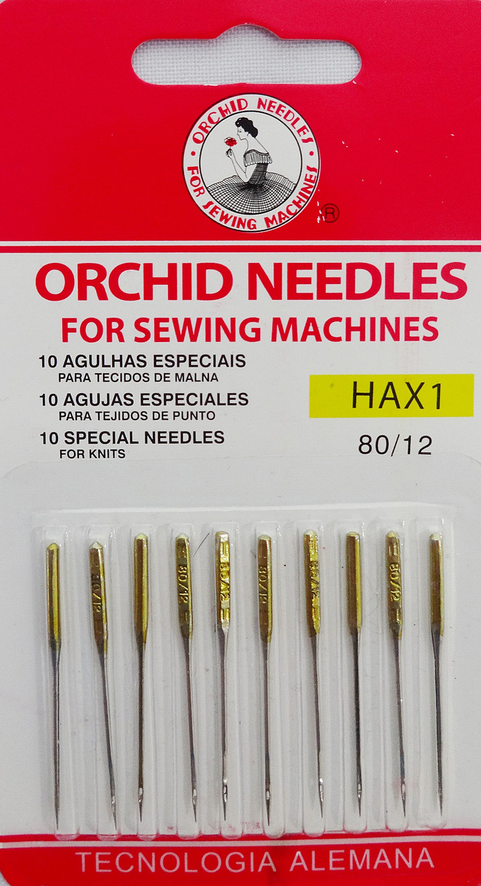 Голки для побутових машин No80/12 ORCHID NEEDLES (10 шт.), фото 1